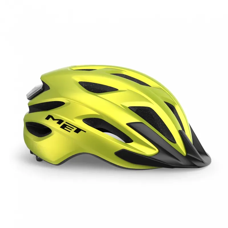 MET Crossover Helmet in Lime -1