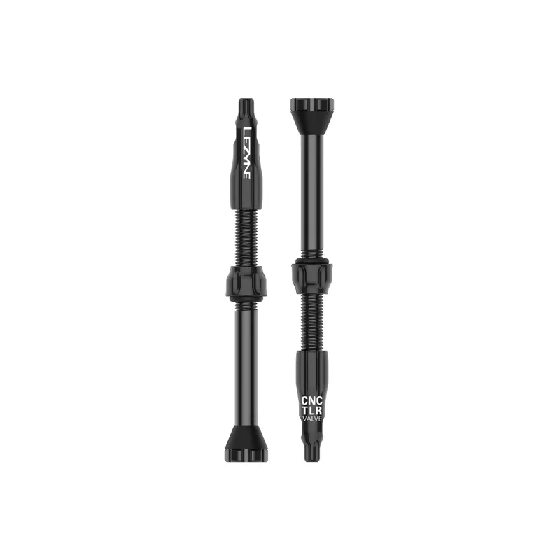 Lezyne CNC TLR 60mm Tubeless Valves in Black