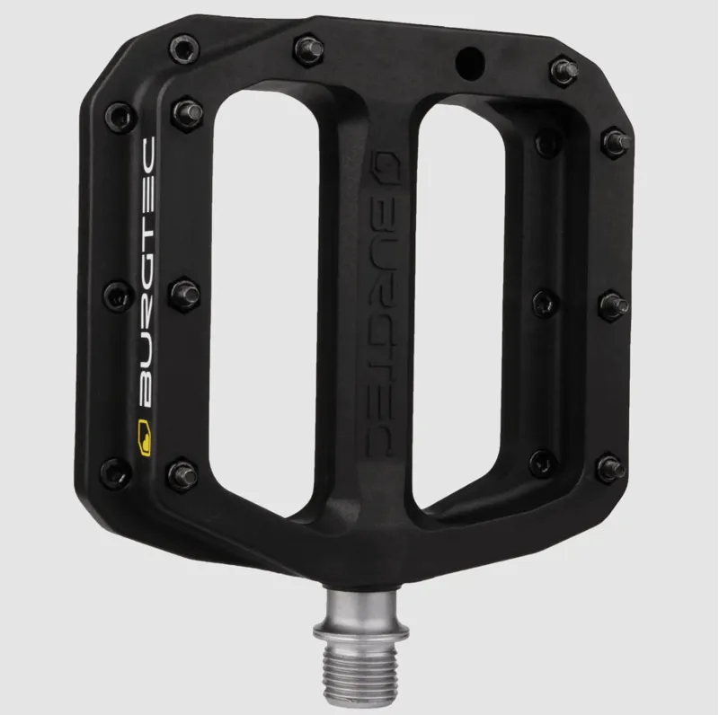 Burgtec MK4 Composite 9/16-inch Flat Pedals in Black