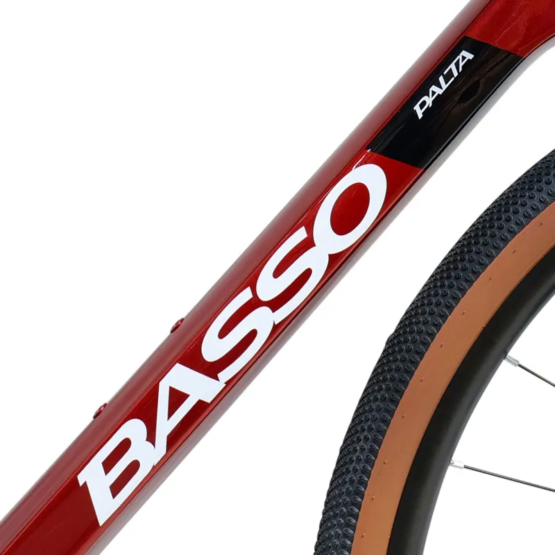 Basso Palta Shimano GRX 1X12 Mavic AllRoad1 Candy Red Gravel Bike-1
