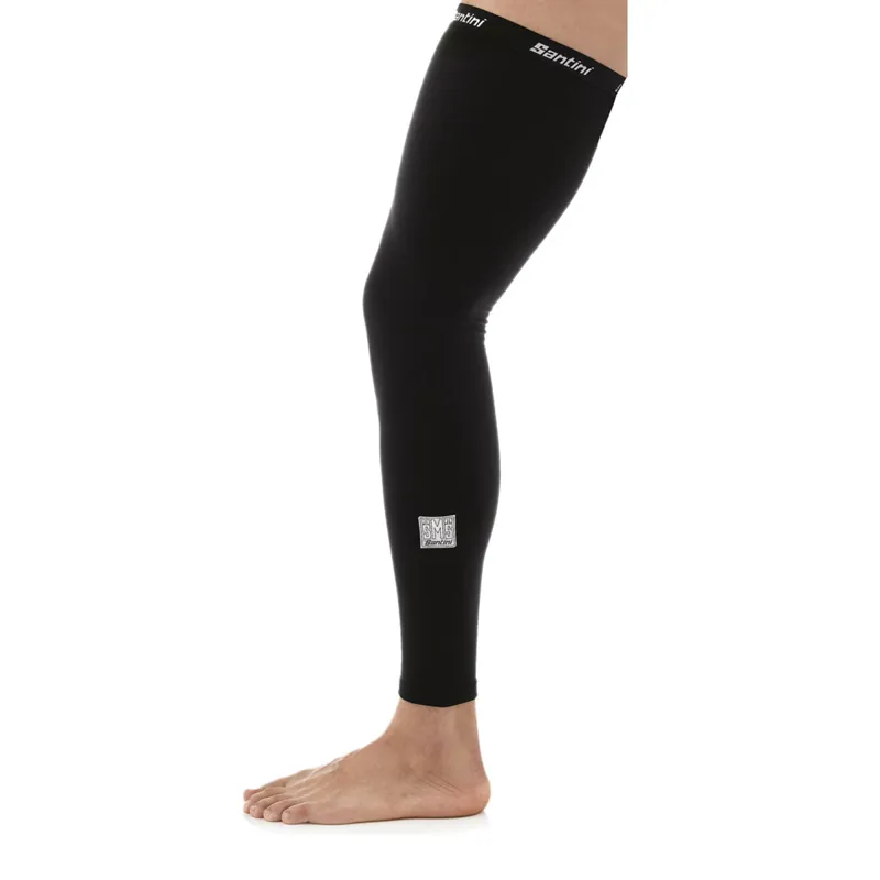 Santini Totum Thermofleece Leg Warmers in Black