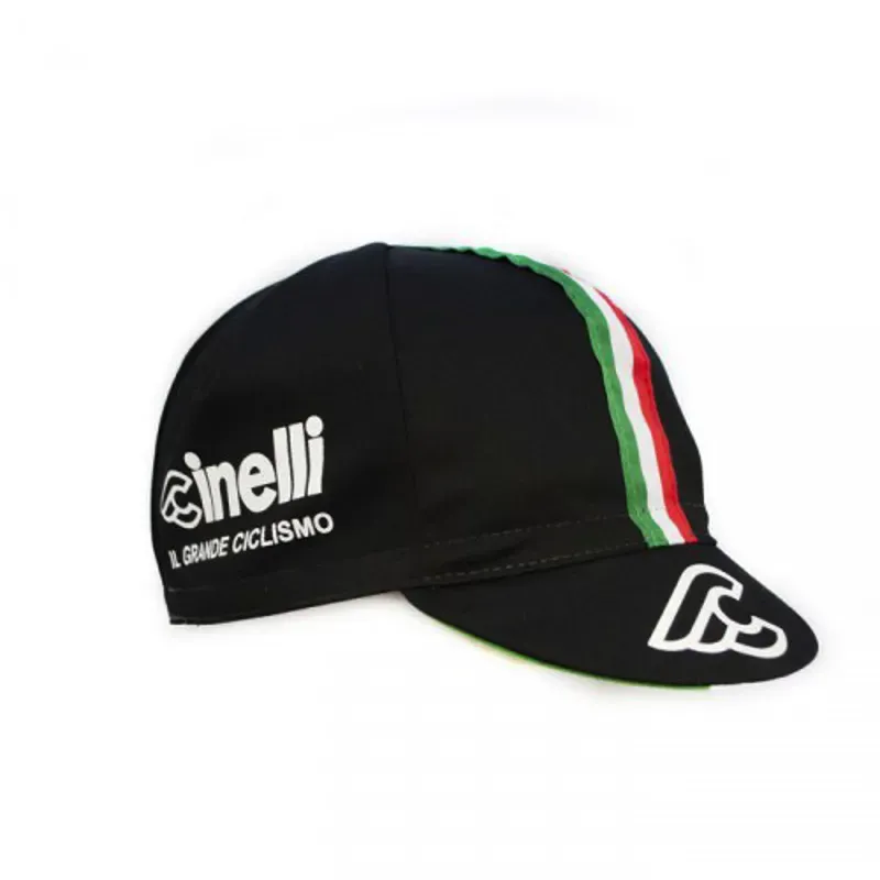 Cinelli Il Grande Ciclismo Cap in Black/Italian
