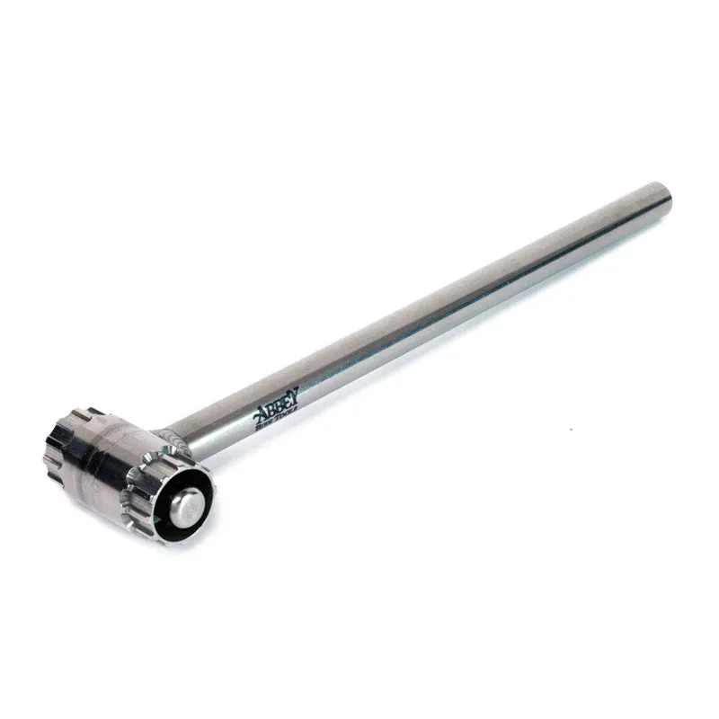 Abbey Bike Tools Dual Sided Thru Axle Crombie Tool in Silver