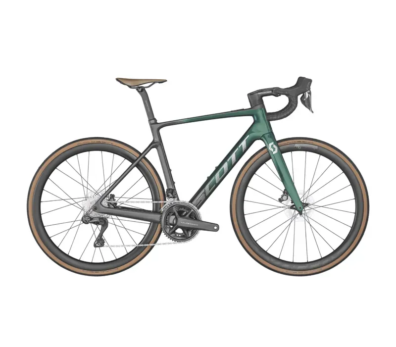 Scott Addict RC eRide 10 Electric Road Bike in Green