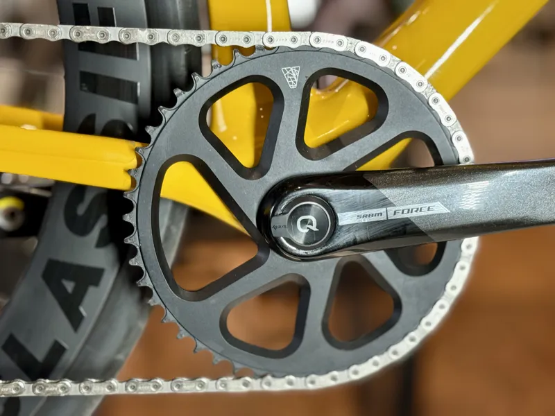 Vielo + Classified R+1 Road Bike SRAM Force 22 Spd eTap - Quarq - Mustard - L-4