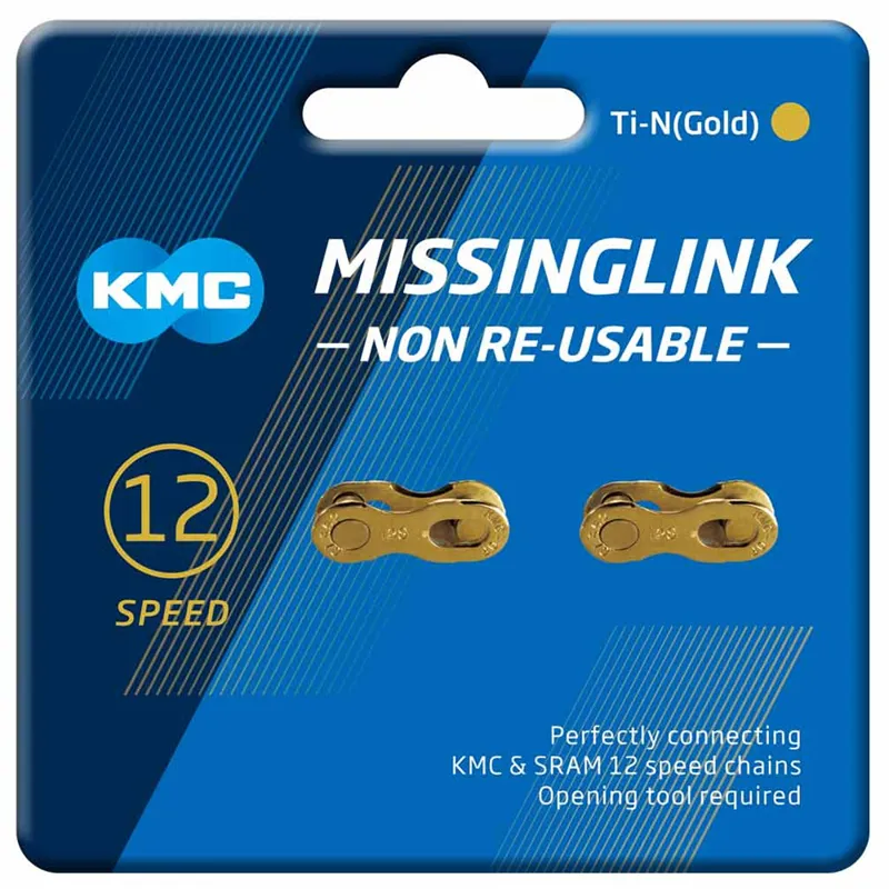 KMC MissingLink 12X Joining Links in Gold