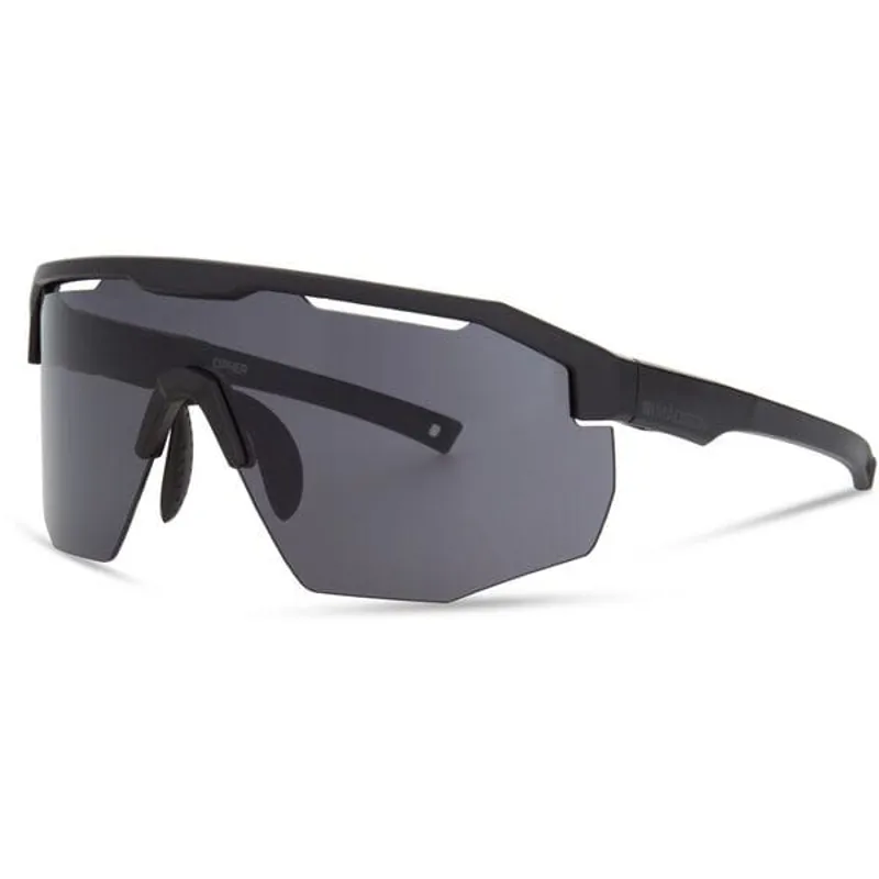 Madison Cipher cycling glasses BK/ BK Matt Black one size black mirror-1