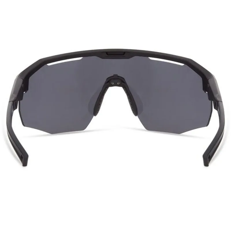 Madison Cipher cycling glasses BK/ BK Matt Black one size black mirror-2