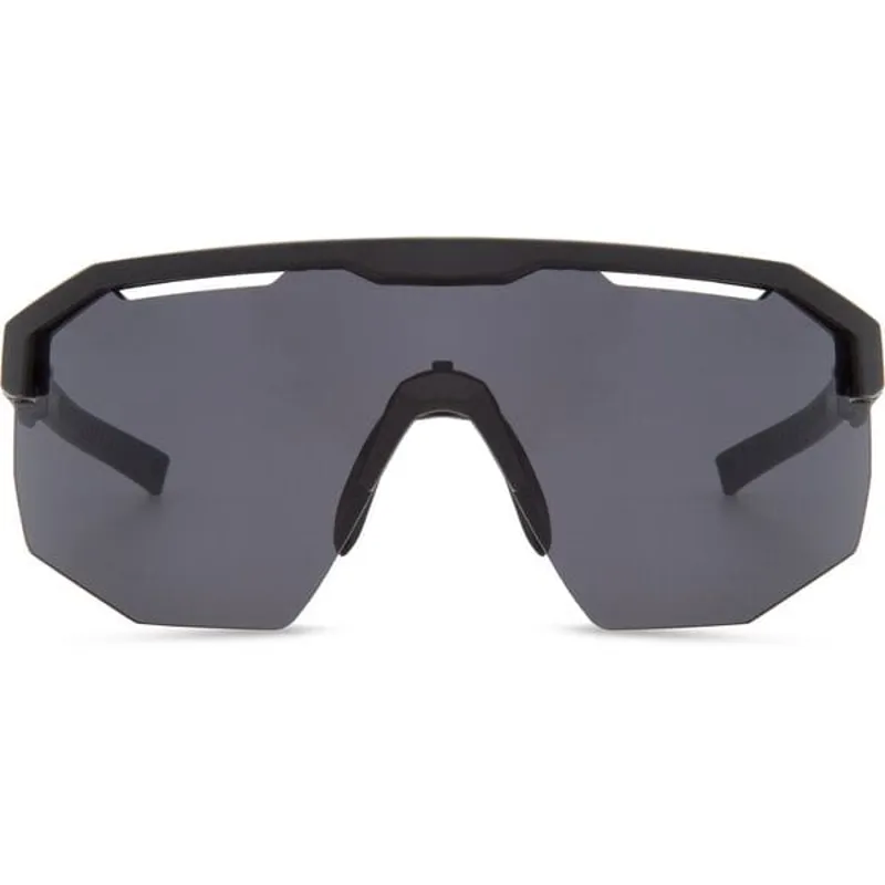 Madison Cipher cycling glasses BK/ BK Matt Black one size black mirror