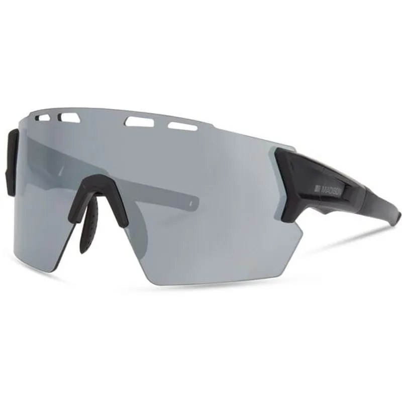 Madison Stealth II Glasses BK/ SR Matt Black one size silver mirror