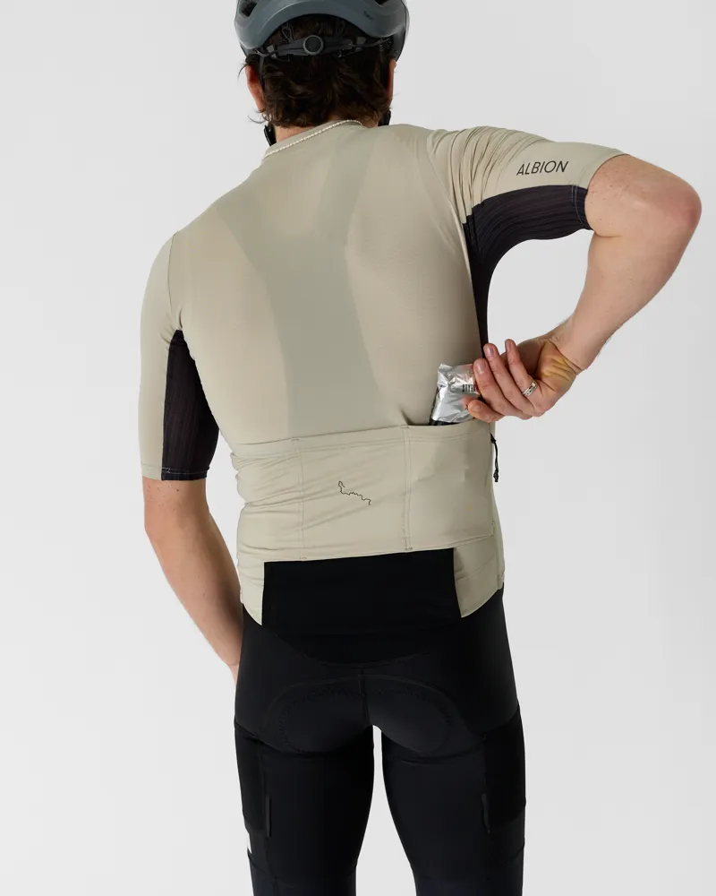 Albion Men's Traverse Jersey in Salt - Ltd Ed Super7 collaboration-4