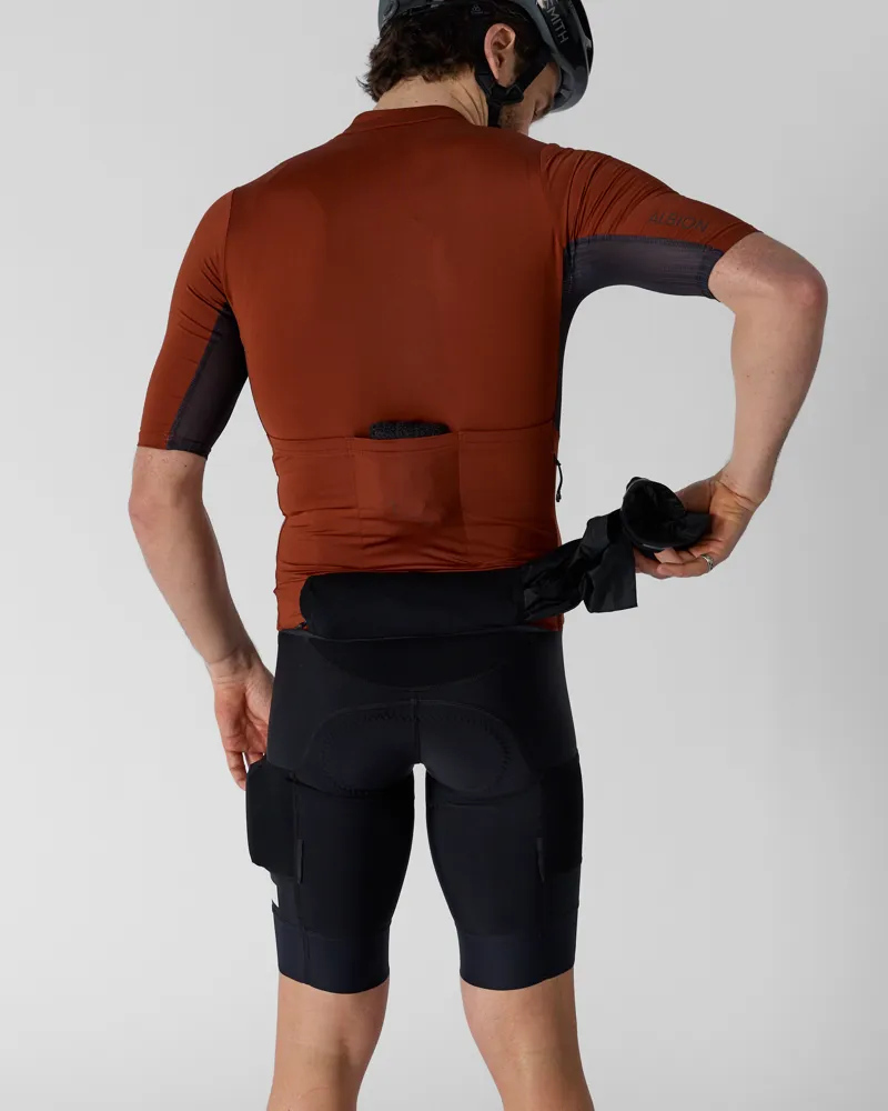 Albion Men's Traverse Jersey in Burnt Ochre - Ltd Ed Super7 collab-6