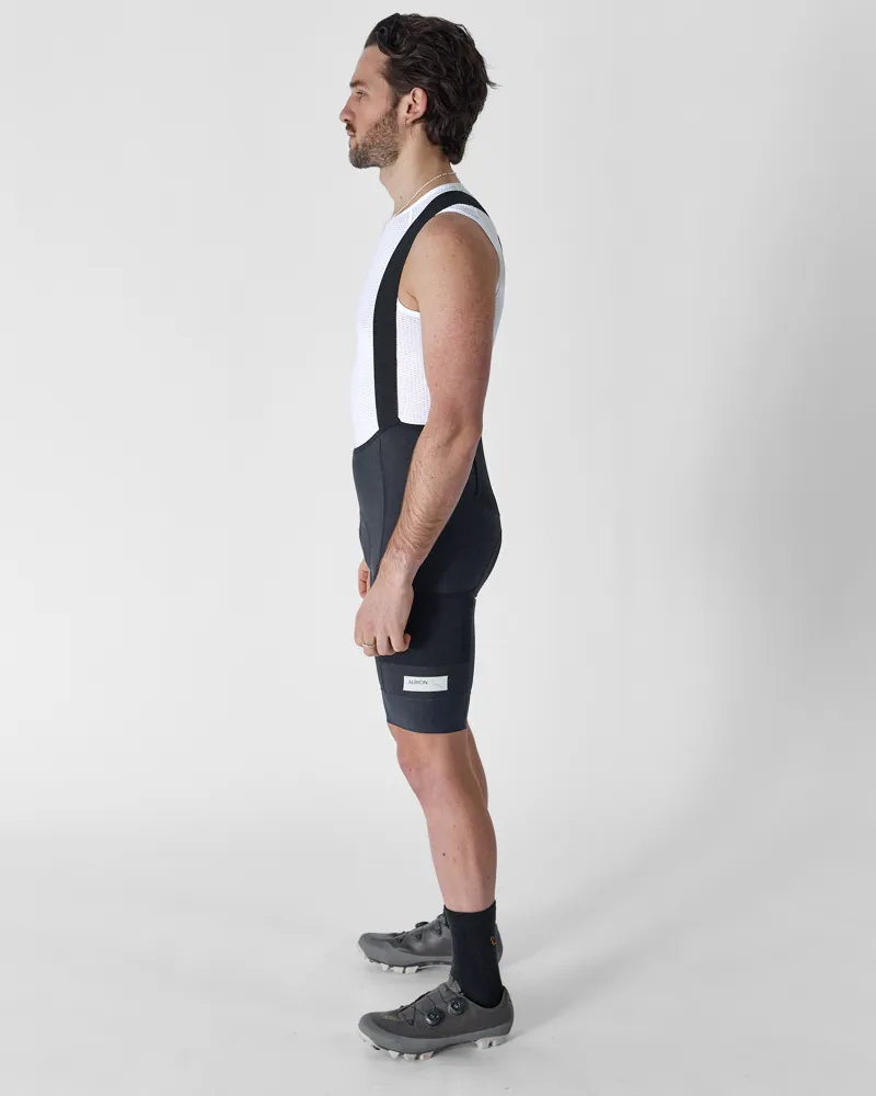 Albion Men's All Road ABR1 Pocket Bib Shorts in Graphite