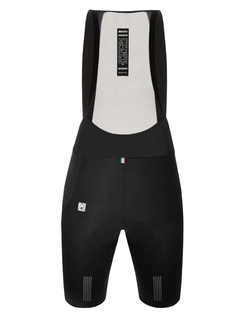 Santini Women's Plush bib shorts in black-2