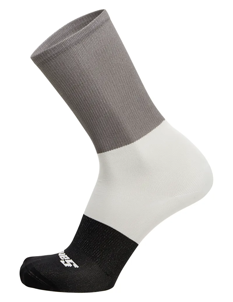 Santini Bengal High Profile Sock in white