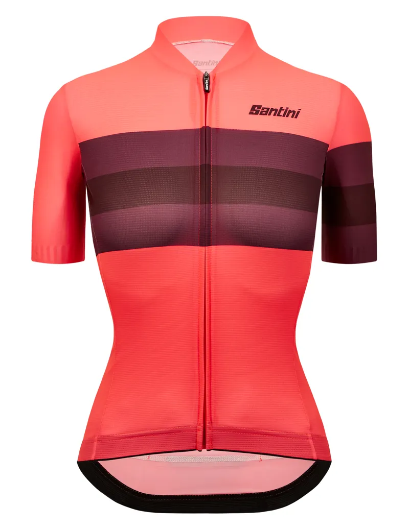 Santini Women's Eco Sleek Bengal Short Sleeve Jersey in pink
