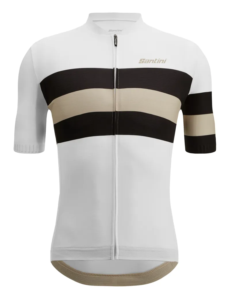 Santini Men's Eco Sleek Bengal Jersey in White