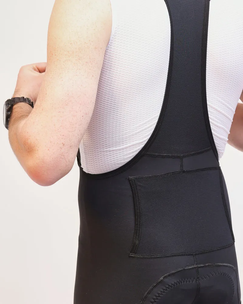 Albion Men's All Road ABR1 Pocket Bib Shorts in Black-3