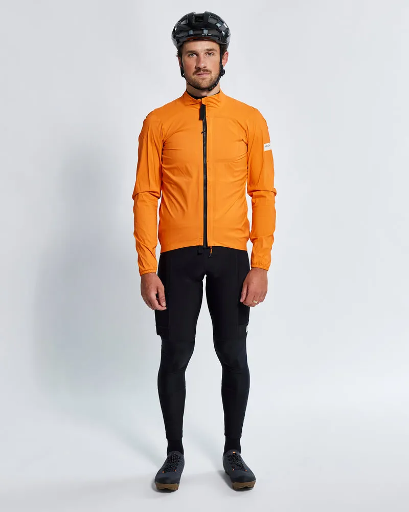 Albion Men's All Road Pertex Shield Rain Jacket in Orange-2