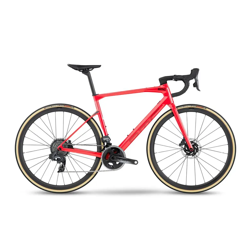 Bmc Roadmachine 01 Four Force Axs Hrd 2023: RED/BLACK/WHITE