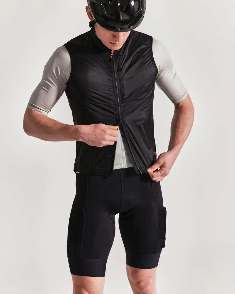Albion Men's Wind Gillet in Black-5
