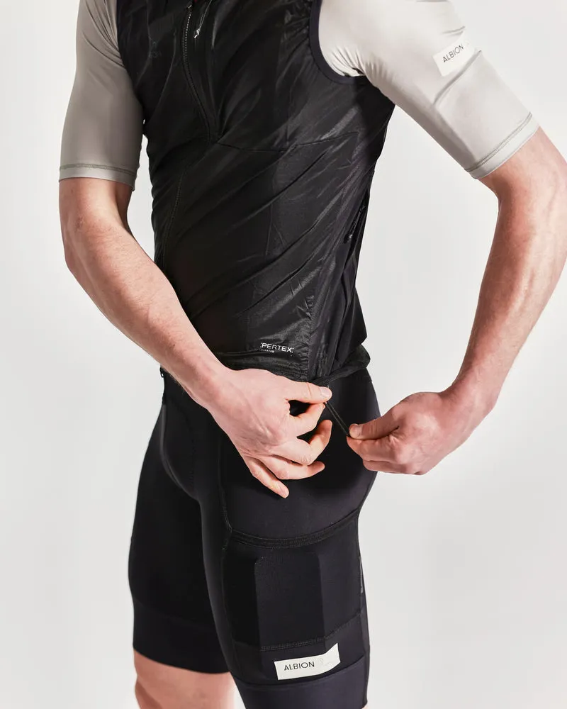Albion Men's Wind Gillet in Black-6