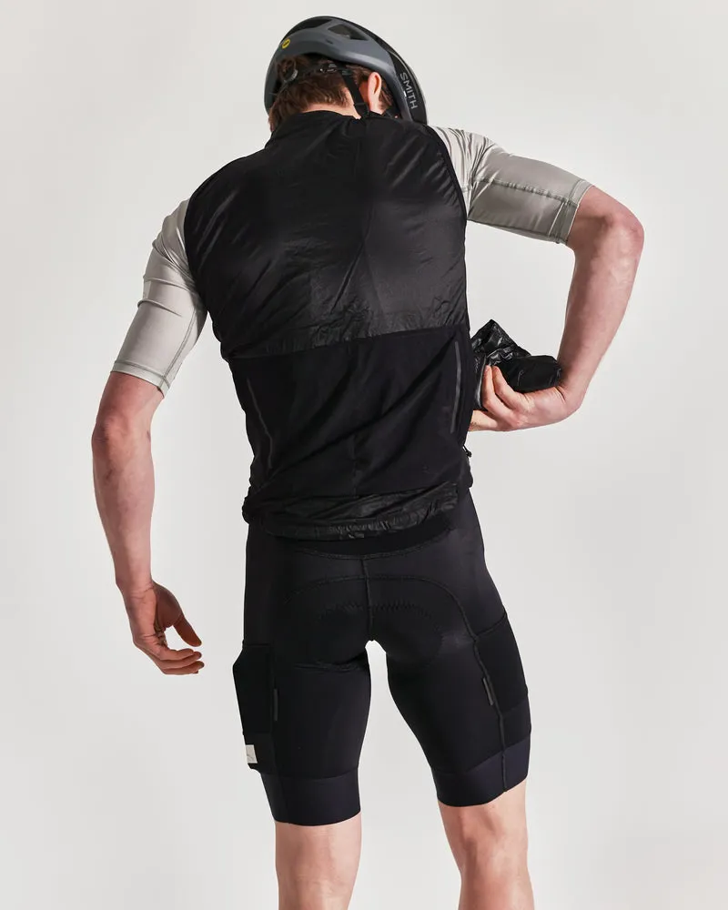 Albion Men's Wind Gillet in Black-7