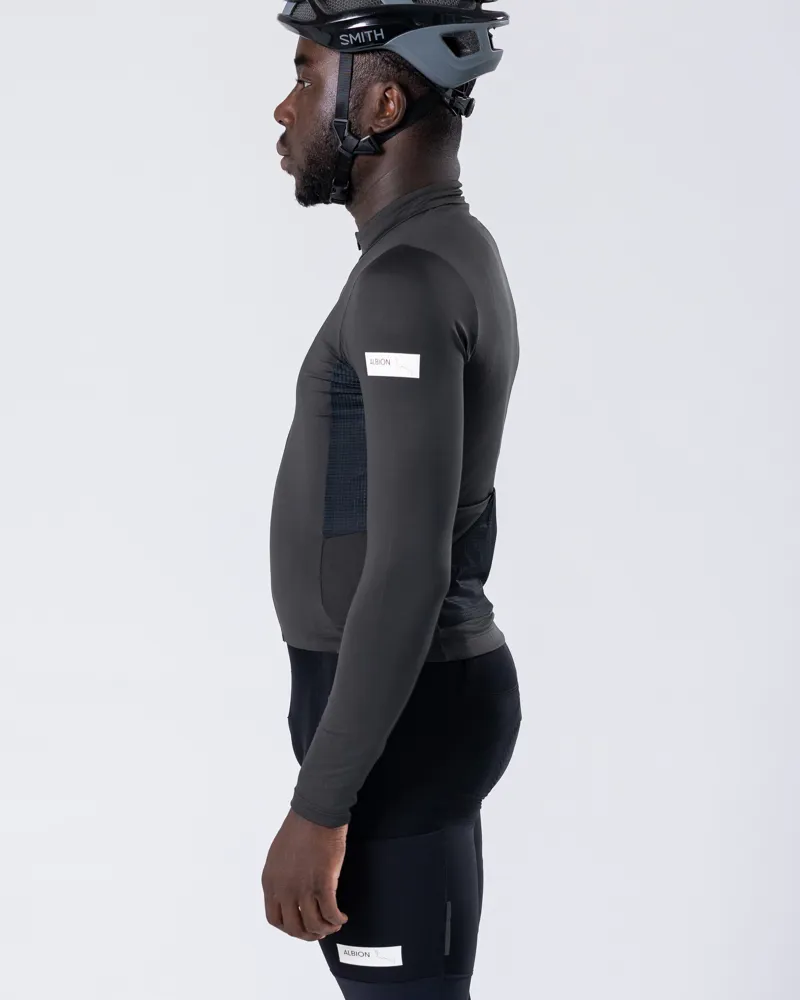 MENS TRAVERSE LONG SLEEVE JERSEY in BASALT-2