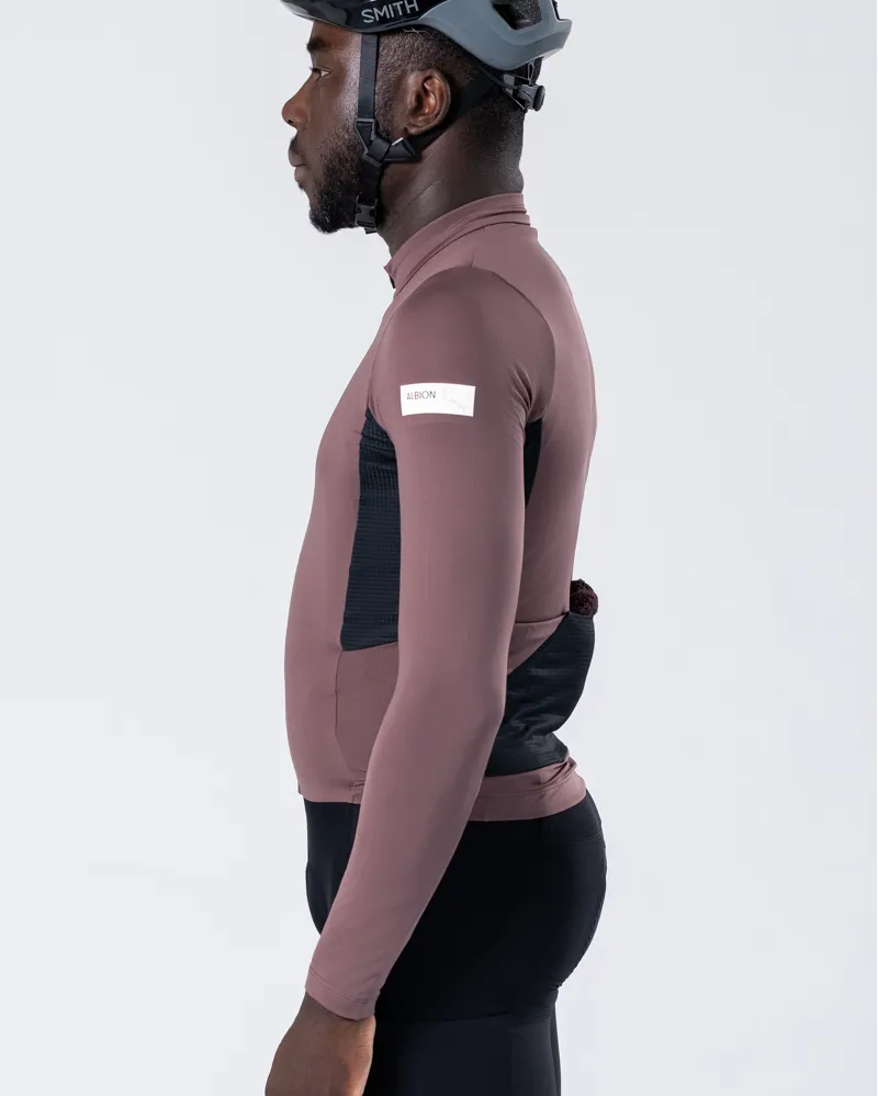 MENS TRAVERSE LONG SLEEVE JERSEY in Heather-2