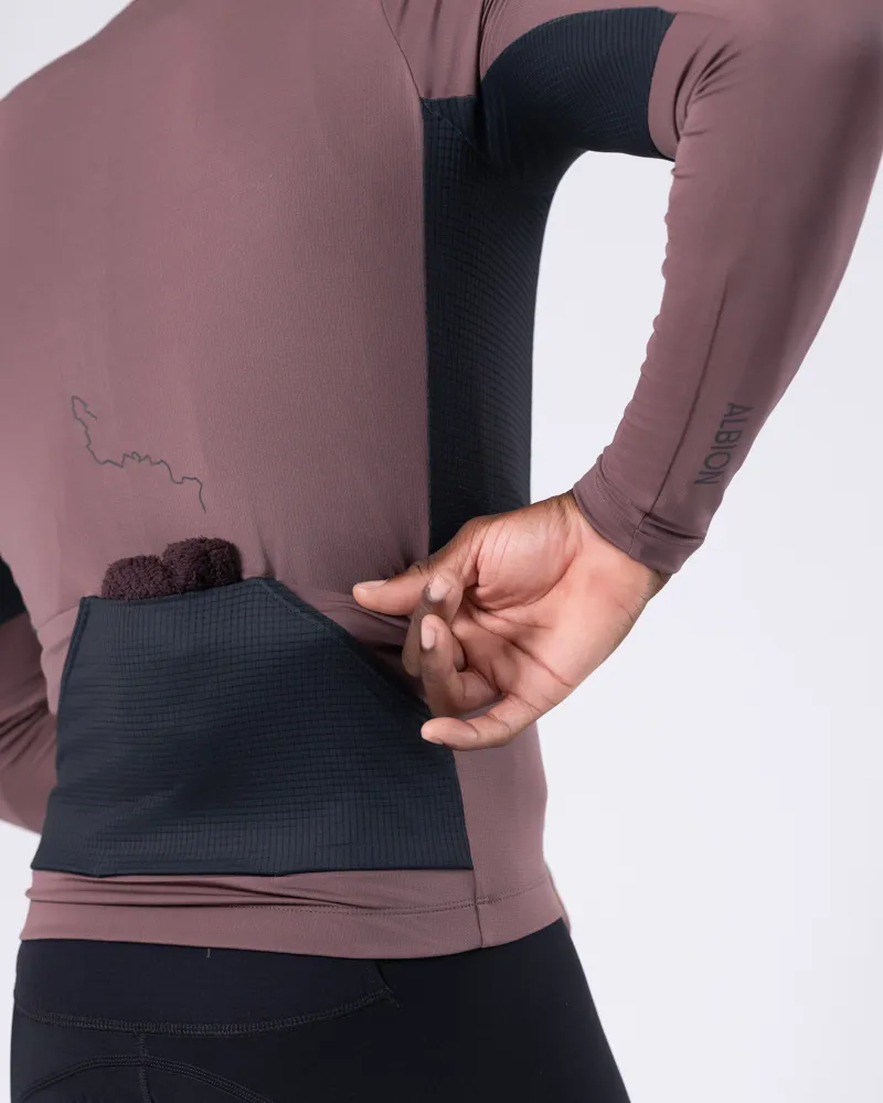 MENS TRAVERSE LONG SLEEVE JERSEY in Heather-6