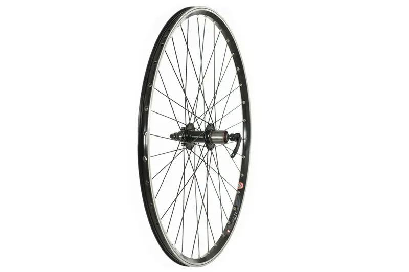 700C Trekking Disc Wheel 700c 8/9 Spd Cassette Black rear 