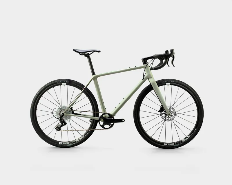 Vielo V+1 Gravel Bike Strato GRX Di2 11 Speed - Frost Green - Small-1
