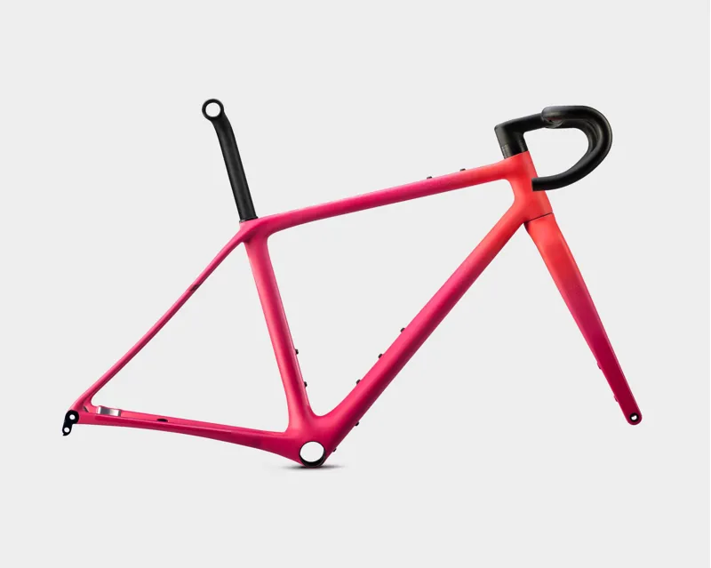 Vielo V+1 Race Edition Gravel Bike Acid Red Pink Fade LTD - Special Order -6