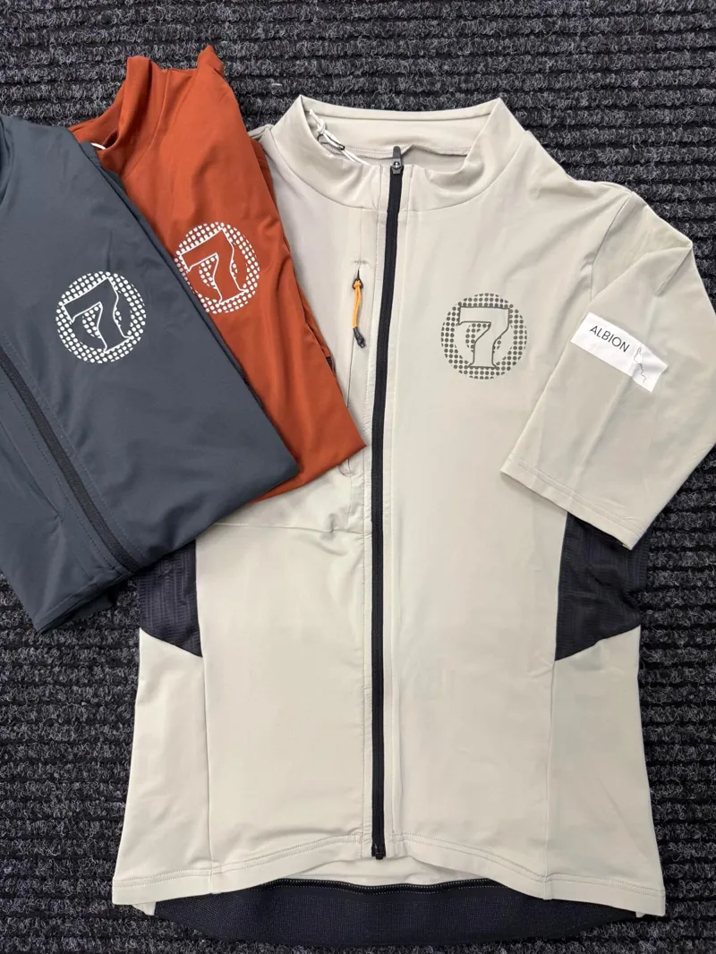 Albion Men's Traverse Jersey in Burnt Ochre - Ltd Ed Super7 collab-3
