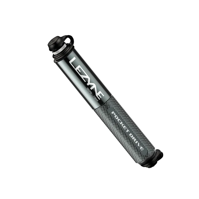 Lezyne 160psi Pocket Drive Pump in Black-2