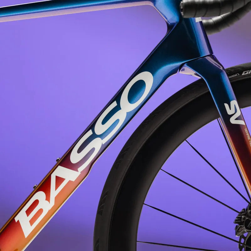 Basso SV Ultegra Di2 Viola Galaxy Bike -2