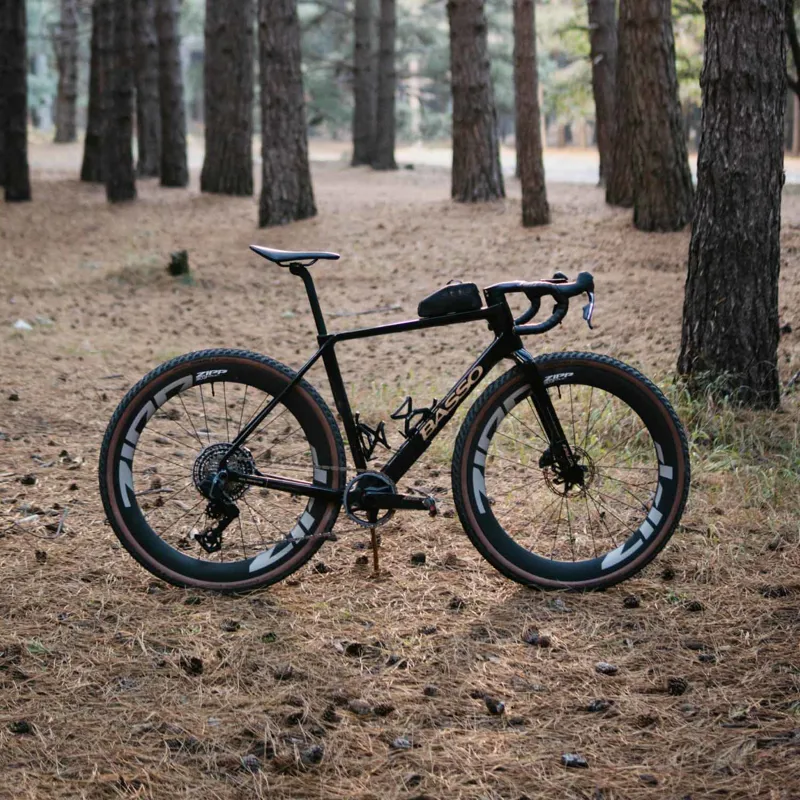 Basso Palta III GRX Di2 12x Carbon Chrome Gravel Bike in Black-3