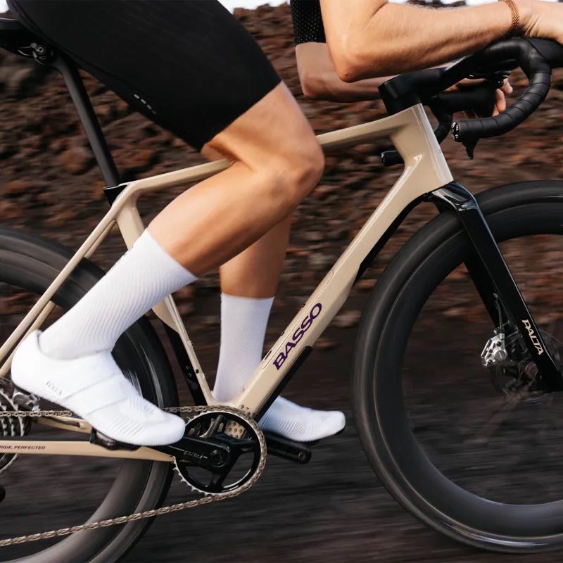 Basso Palta III GRX Di2 12x Purple Dust Gravel Bike in Sand-5