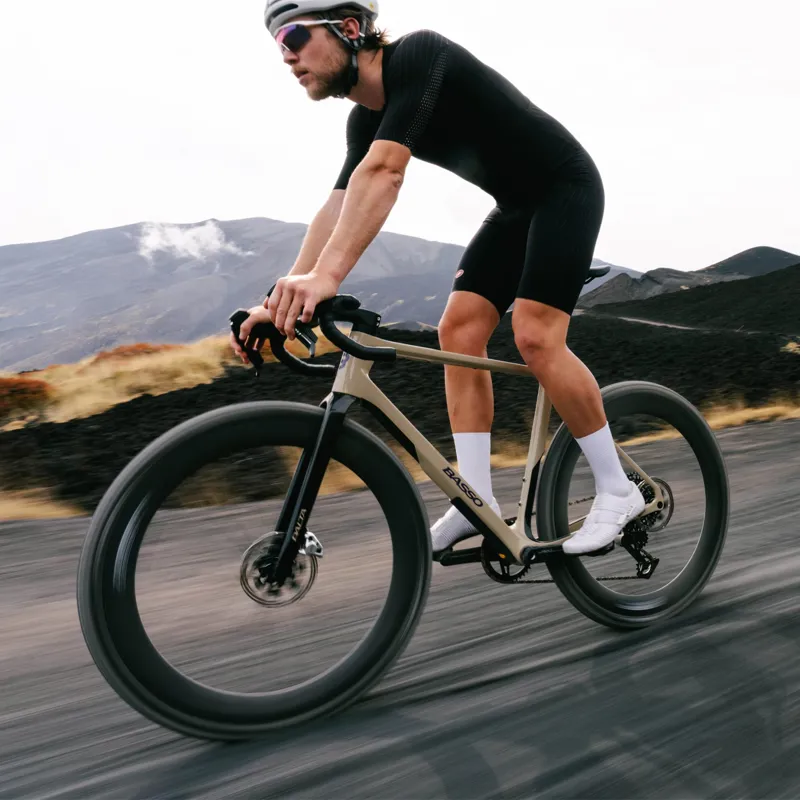 Basso Palta III GRX Di2 12x Purple Dust Gravel Bike in Sand-6