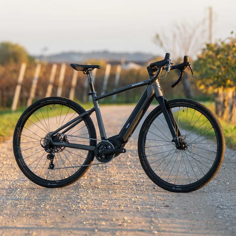 Basso Vega Alu Gravel GRX E- Bike in Black-7