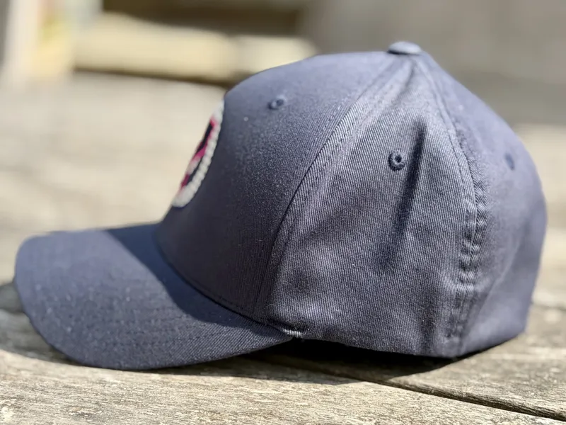 Super 7 Baseball cap with Flexfit S/M in ink blue-2