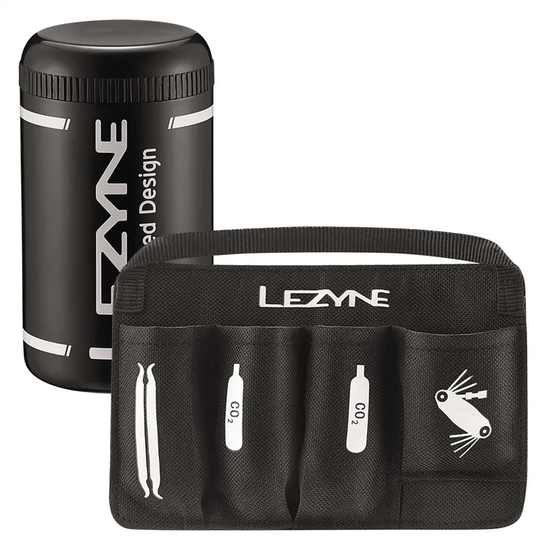 Lezyne - Flow Caddy With Organiser Black cage