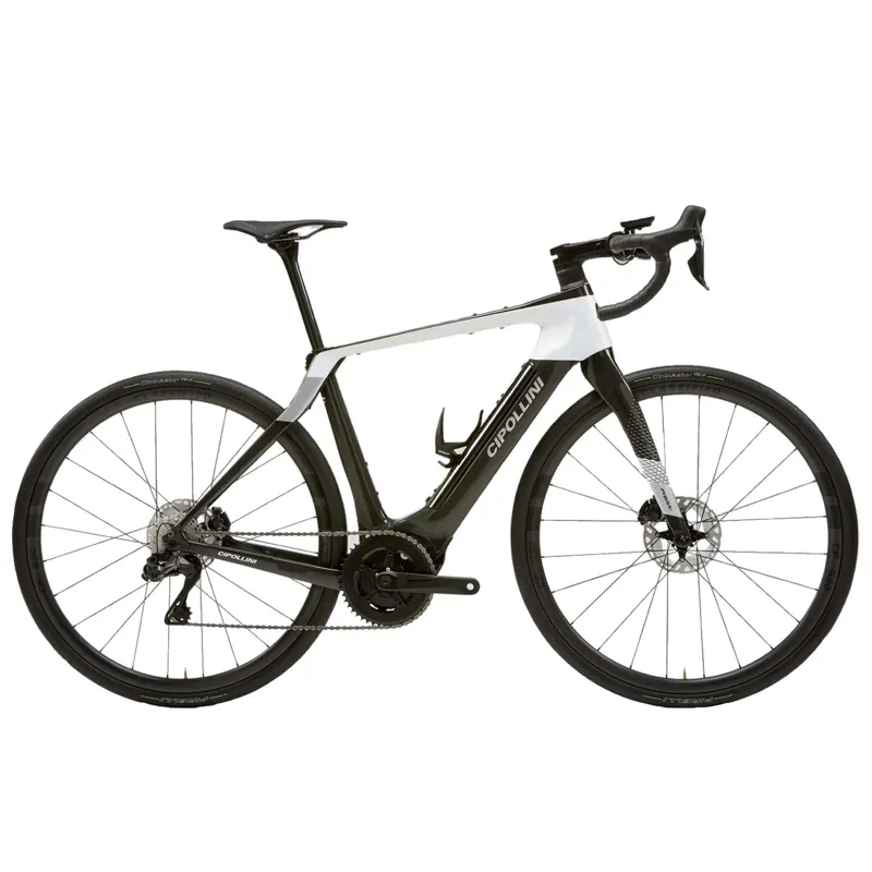 Fybra R Rival AXS Carbon/White/ Silver Carbon Pollini ROAD E BIKE