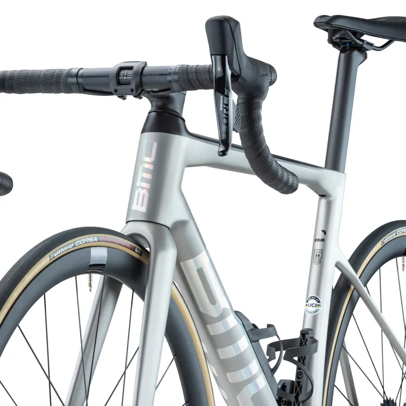 BMC Teammachine SLR01 FOUR Road Bike in Grey/Prisma/Carbon-3