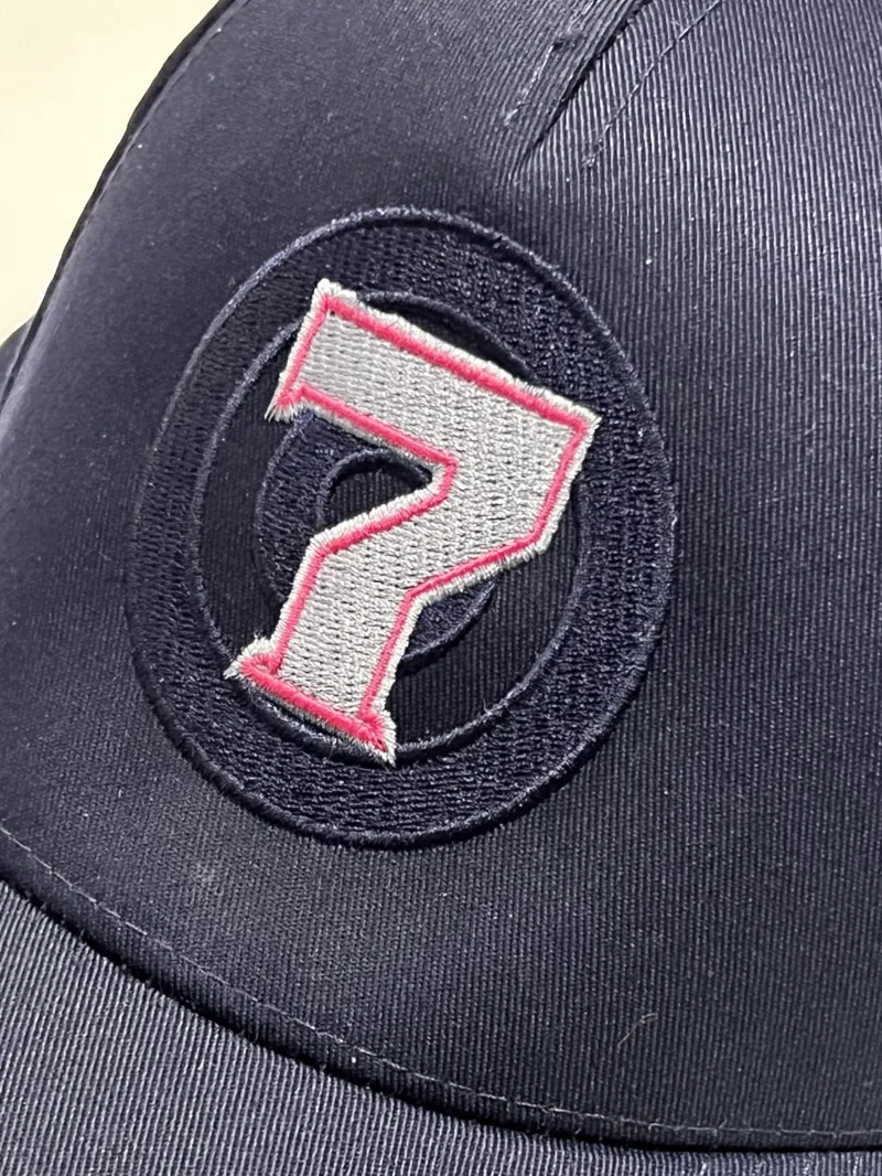 Super 7 Baseball Cap - Navy / Navy Logo -1