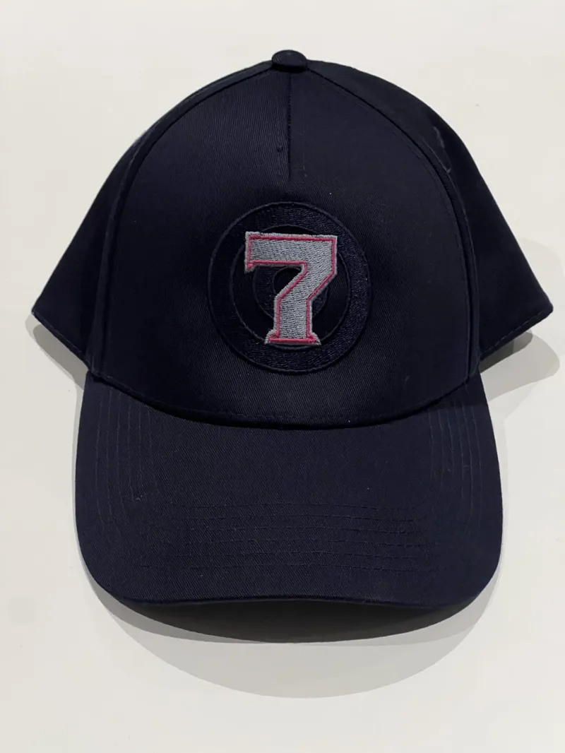 Super 7 Baseball Cap - Navy / Navy Logo 