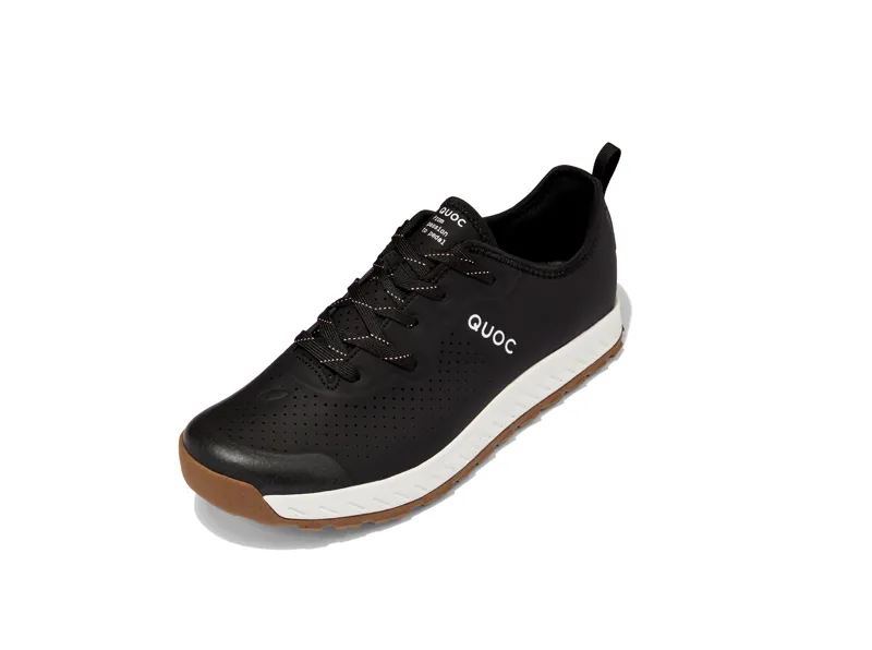 Quoc Weekend Cycling Sneaker - Black on White