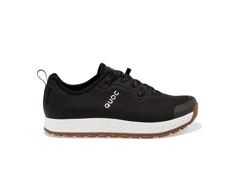 Quoc Weekend Cycling Sneaker - Black on White-1