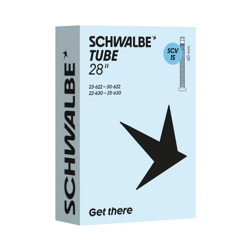 Schwalbe SCV15 700x23/30c Inner Tube in Black-1