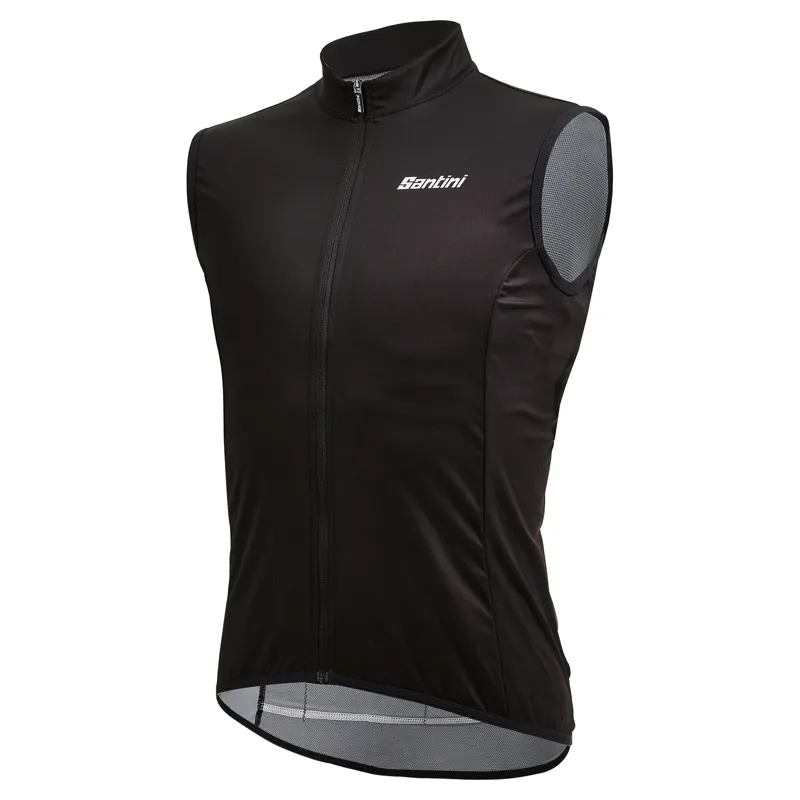 Santini Nebula Wind Vest in Black